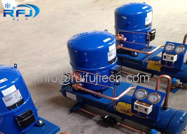 खरीदें Blue Color Water Cooled Condenser , Maneurop  Hermetic Compressor Condenser Unit  MT80/WN10H-MT160/WN15H online manufacture