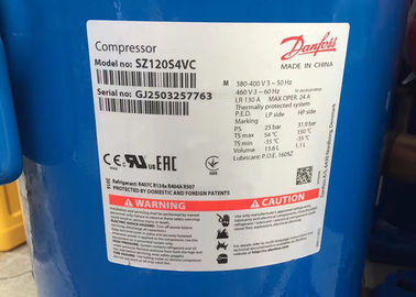 खरीदें कूल रूम के लिए Danfoss फ्रिज स्क्रॉल कंप्रेसर इलेक्ट्रिक R22 SM120S4VC 10HP online manufacture