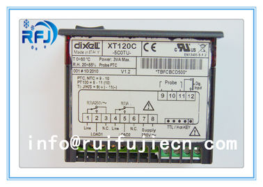 खरीदें Black Dixell Thermostatic Controller , Digital Temperature Controller Dual output thermostat XT120C online manufacture