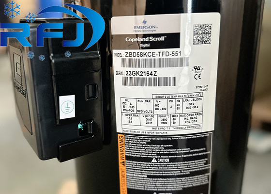 खरीदें ZBD श्रृंखला कोपलैंड रेफ्रिजरेशन कंप्रेसर 8HP ZBD58KCE-TFD-551 online manufacture