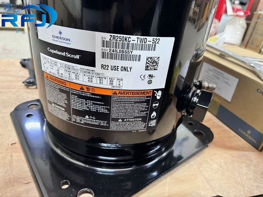 खरीदें ZR250KC-TWD-522 कोपलैंड हर्मेटिक स्क्रॉल कंप्रेसर रेफ्रिजरेंट R22 online manufacture