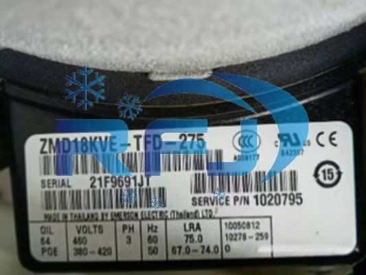 खरीदें कोपलैंड स्क्रॉल रेफ्रिजरेशन कंप्रेसर ZMD18KVE-TFD-275 रेफ्रिजरेंट R410A online manufacture
