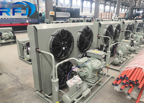 खरीदें 10HP-20HP हवा से ठंडा अर्ध-हर्मेटिक कम तापमान संघनक इकाई कम तापमान वातावरण के लिए एकदम सही online manufacture