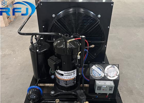 खरीदें 2Hp ZB15 ओपन टाइप वोर्टेक्स एयर कूलिंग यूनिट 10 -15C लागू तापमान और 1 * 60-2 * 60 कंडेनसर पावर के लिए online manufacture