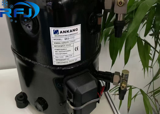 खरीदें 5HP R404a QR3-112 Ankang हर्मेटिक पिस्टन रेफ्रिजरेशन कंप्रेसर 220-380V 3PH 50Hz या 380-460V 3PH 60Hz online manufacture