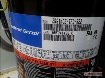 खरीदें 5HP Refrigeration Copeland scroll compressor ZR61KCE-TFD-522 China ( Mainland ) online manufacture