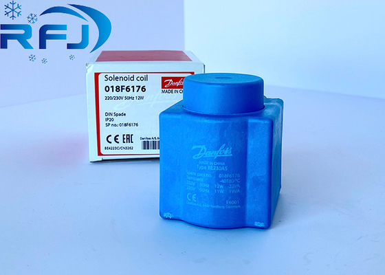 018F6176 Danfoss सोलेनोइड कॉइल 220/230V 50Hz 12W 100% मूल