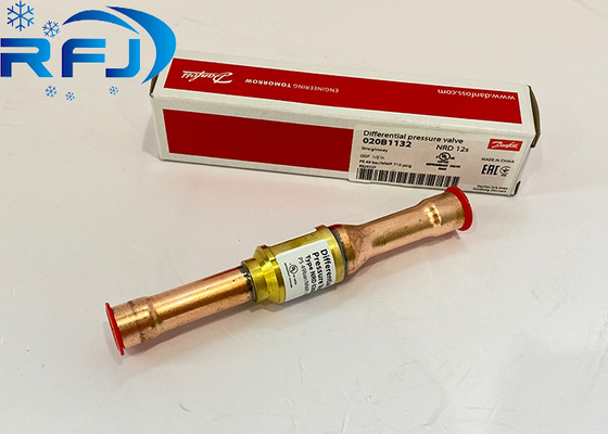Danfoss 020B1132 अंतर दबाव वाल्व NRD 12s इनलेट आकार 1/2 में आउटलेट आकार 1/2