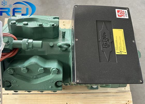 4PES-12Y-40P अर्ध-हर्मेटिक पिस्टन कंप्रेसर 12HP 400V 50Hz ग्रीन रेफ्रिजरेशन (4PCS-10.2)