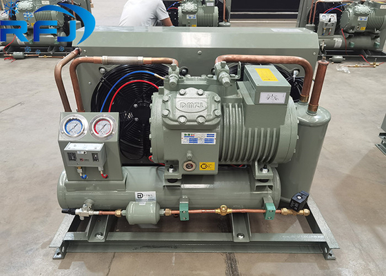 3-5HP सेमी-हर्मेटिक एयर-कूल्ड कम तापमान कंडेनसिंग यूनिट कॉम्पैक्ट आकार