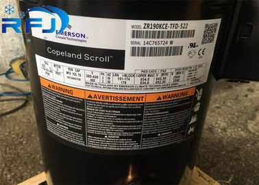 R404A वाणिज्यिक रेफ्रिजरेटर कंप्रेसर Zr190kc-Tfd-522 60Hz 9 चरण 15HP