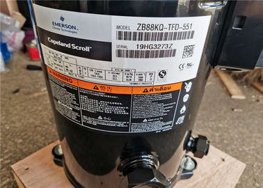 R22 कोपलैंड स्क्रॉल कंप्रेसर 12HP 3 फेज ZB88KQ-TFD-551 AC पावर स्टेनलेस स्टील