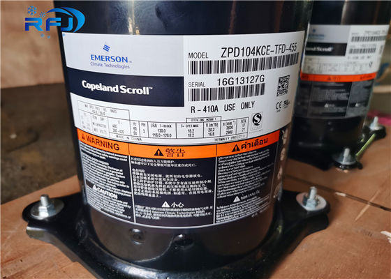 5.9m3/HR R410A 2HP कोपलैंड स्क्रॉल कंप्रेसर ZB15KQE-TFD-558