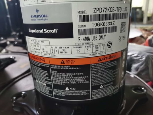 ZPD72KCE-TFD-130 6HP कोपलैंड एयर कंडीशनिंग कंप्रेसर HVAC