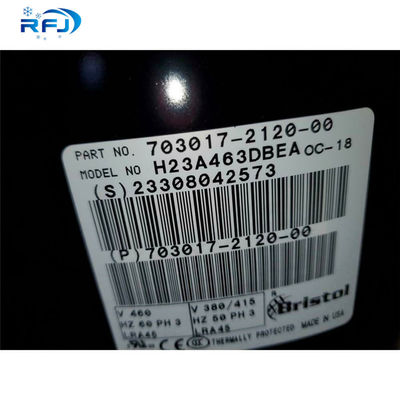H23A463DBEA 4 टन R22 Ac Hp रीसिप्रोकेटिंग कंप्रेसर 6.3RLA