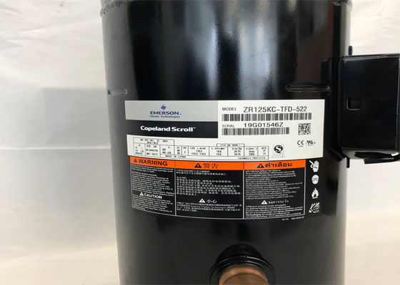 380V एमर्सन कोपलैंड स्क्रॉल कंप्रेसर उच्च सक्शन प्रेशर ZP232KCE-TED-522 ब्लैक कलर